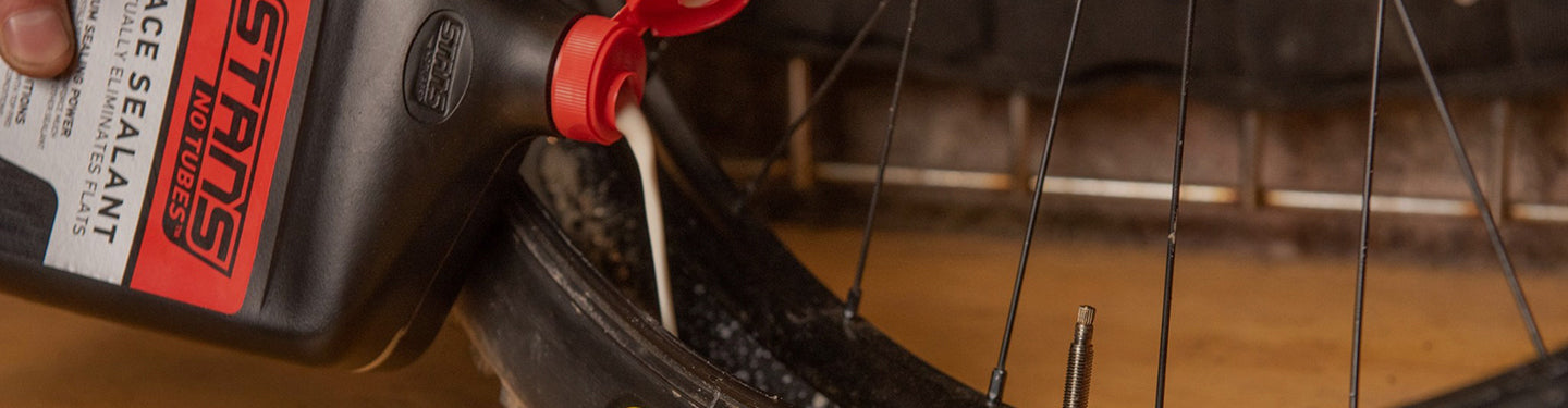 Liquide préventif pour pneu vélo tubeless