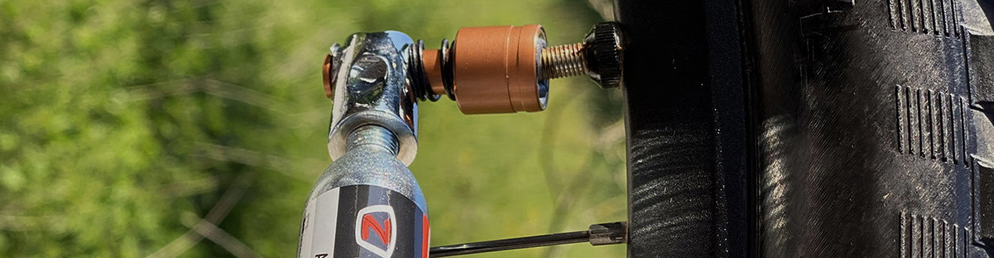 Pompe CO2 pour pneu vélo
