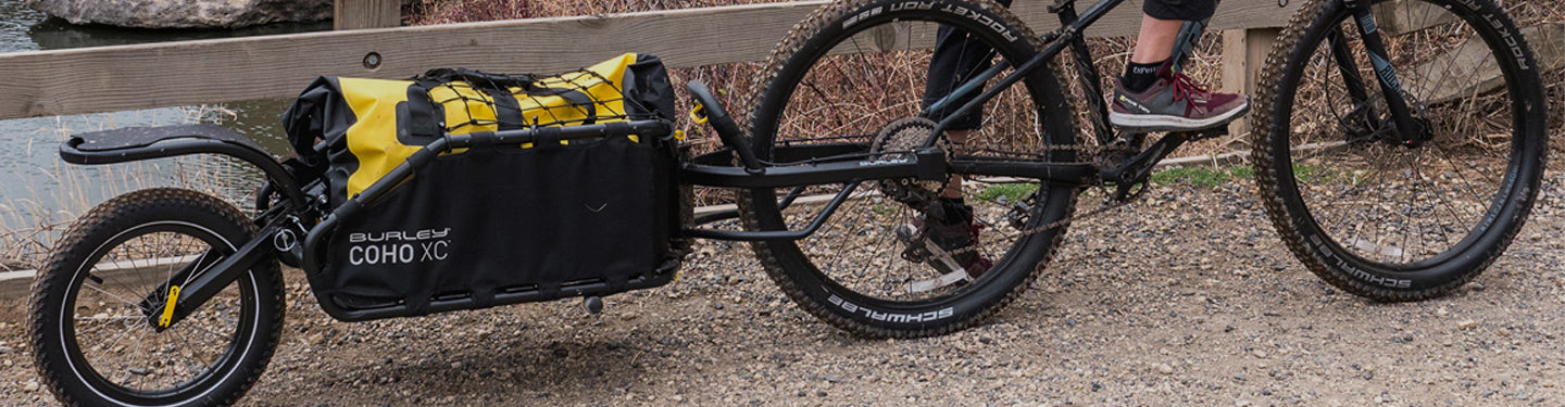 Remorque monoroue pour faire des voyages à vélo