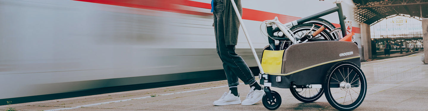 Remorque cargo pour vélo de la marque Croozer