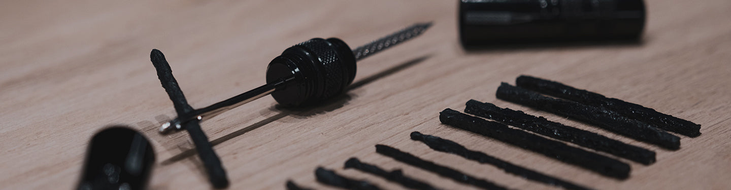 Accessoires pour réparer un pneu tubeless