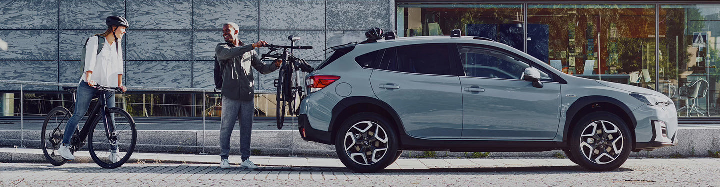 Porte-vélo sur coffre de voiture 