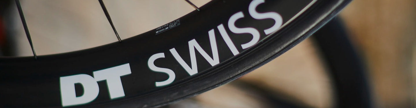 Zoom sur une roue vélo DT Swiss