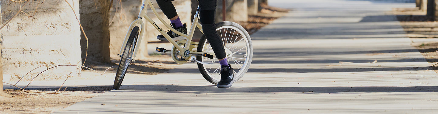 Zoom sur des pneus de vélo enfant