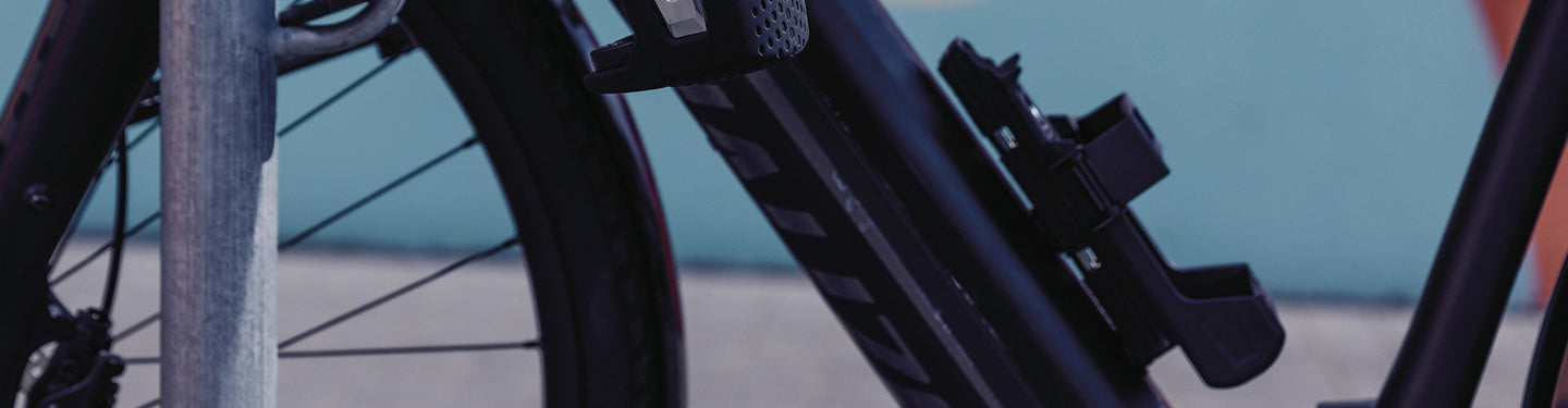 Fixation antivol sur cadre de vélo