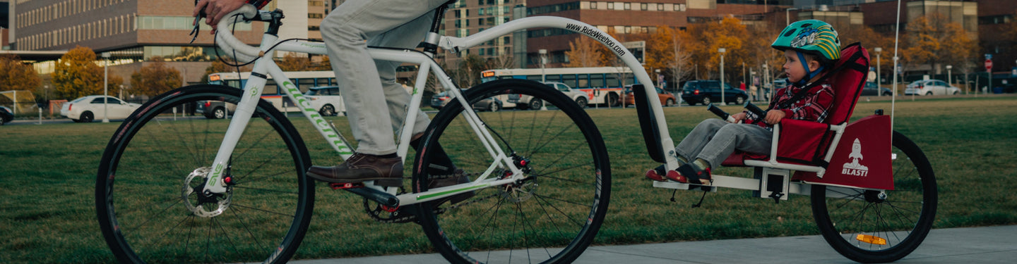 Remorque vélo monoroue enfant pour vélo Weehoo
