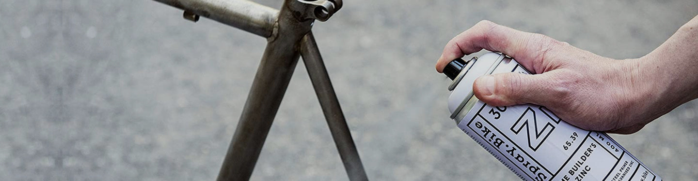 Bombes de peintures colorées pour customiser son vélo Spray.Bike