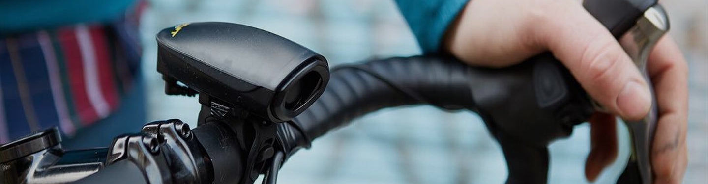 Klaxon sur guidon de vélo Hornit