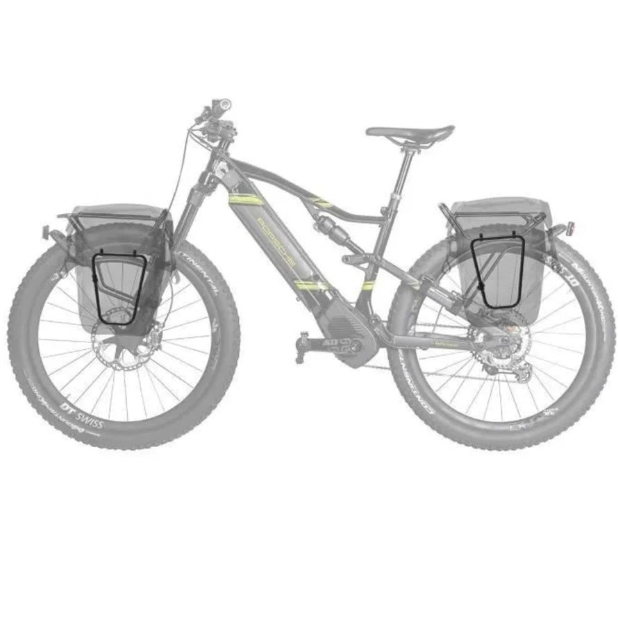 supports latéraux pour porte-bagages TetraRack Topeak vue sur vélo