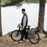 sacoche vélo convertible en sac à dos Cargo Backpack Urban Proof vue en situation sur vélo