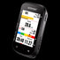 Compteur GPS vélo 222 IGPSPORT BSC200S affichant temps, distance, vitesse et fréquence cardiaque en temps réel
