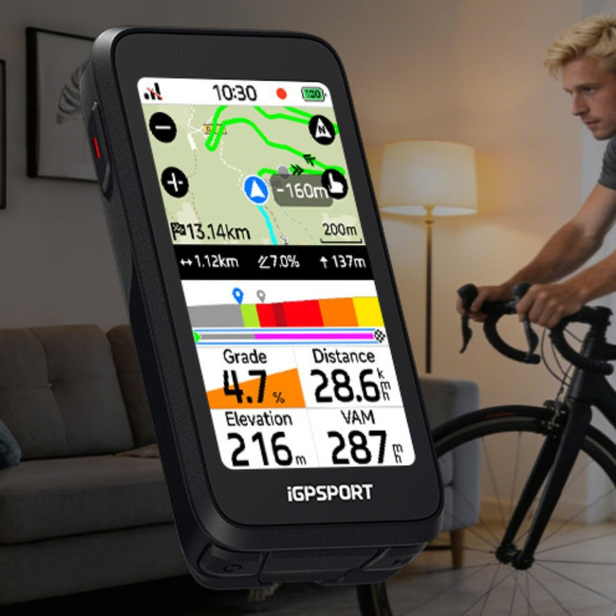 Navigateur GPS ultraleger 222 modele IGPSPORT BiNavi Air avec suivi precis elevation et distance velo