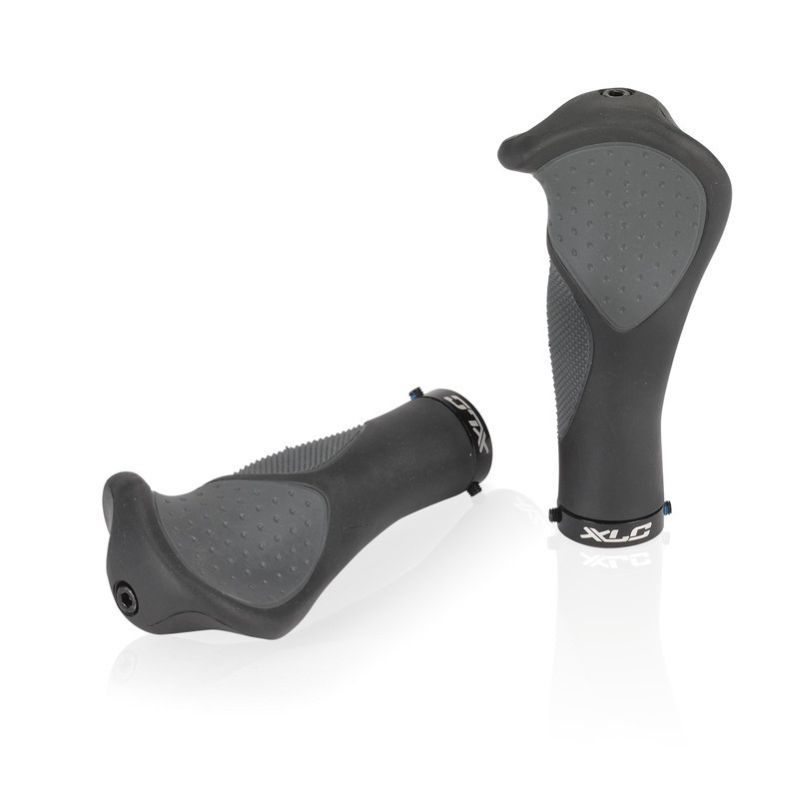 Poignées de vélo ergonomiques noires 130 mm GR-S30 XLC