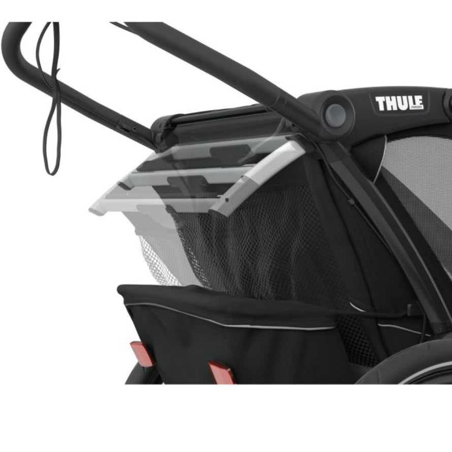 Thule remorque vélo chariot sport pour 2 enfants vue inclinaison siège