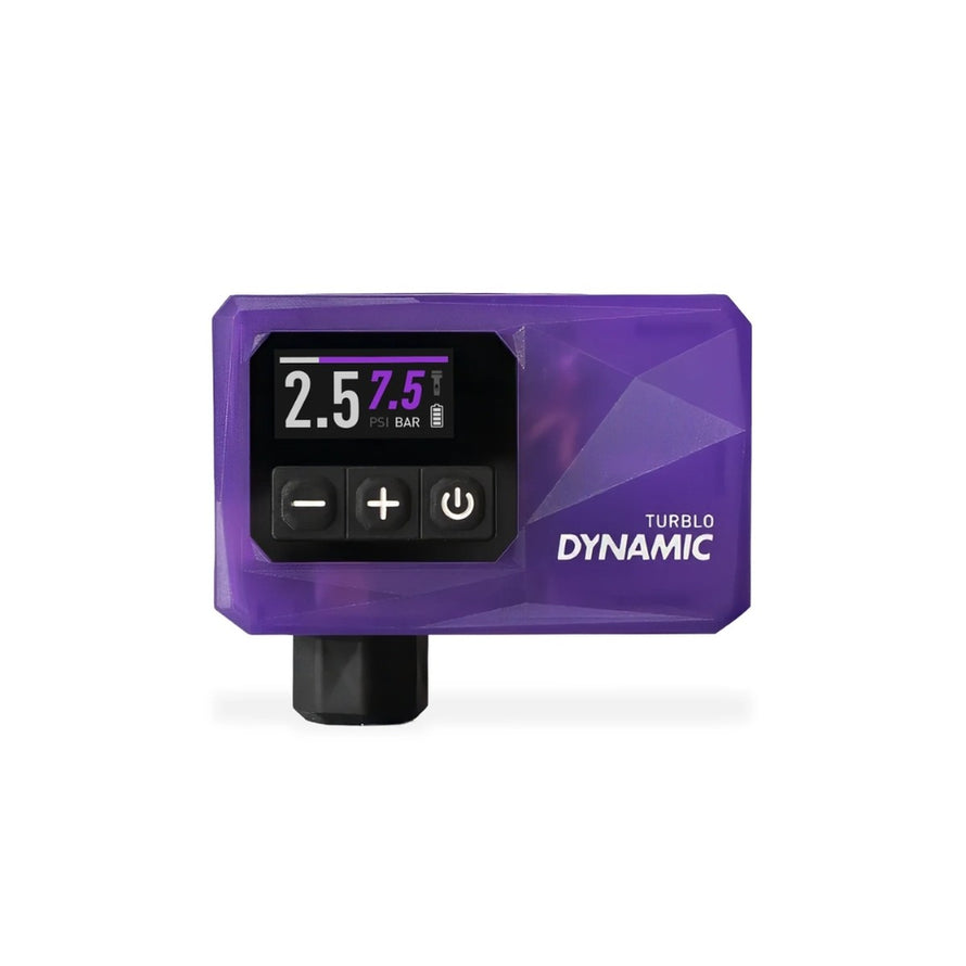Mini pompe electrique 444 Dynamic Turblo 2 avec ecran couleur pour un regonflage velo precis et rapide