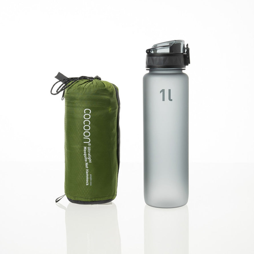 Sac de rangement compact vert du hamac moustiquaire ultralight Cocoon 555 pour bivouac léger et protection insectes