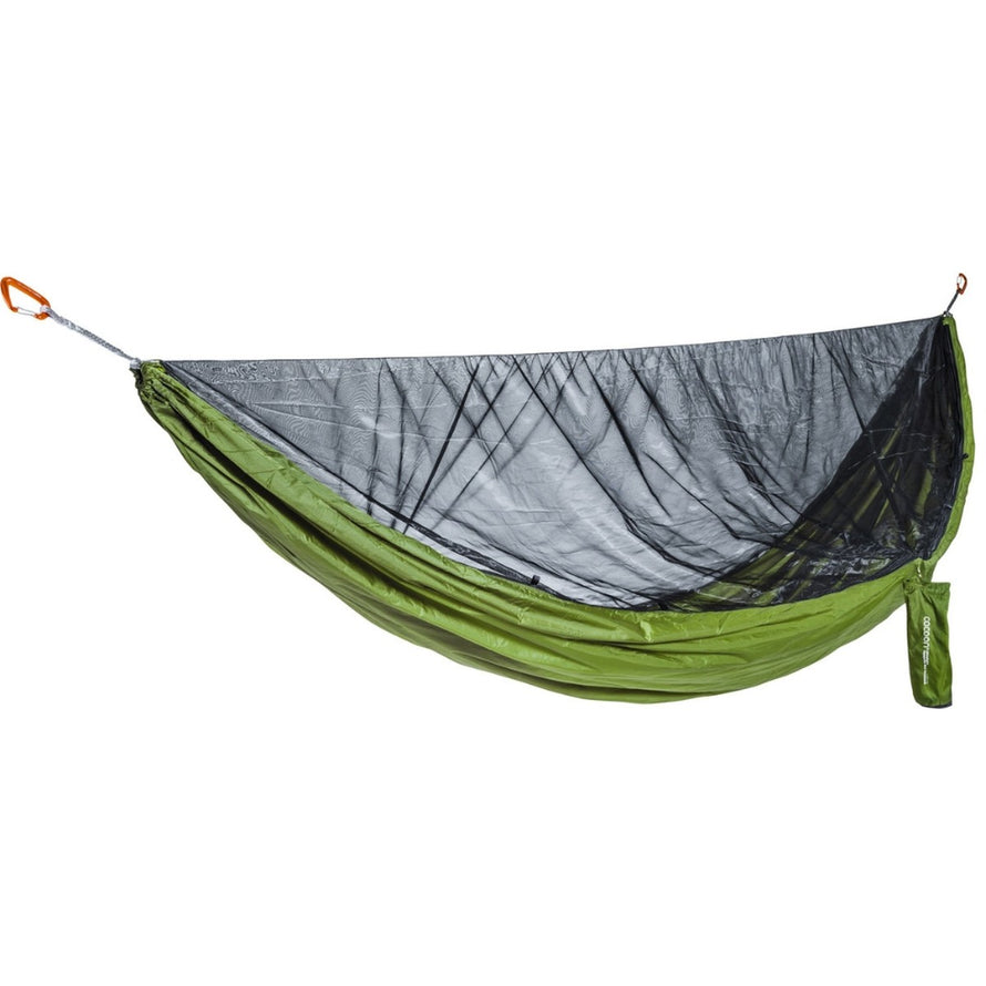 Hamac moustiquaire ultralight Cocoon 555 vert avec filet de protection pour bivouac confortable et anti-insectes