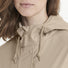 Détail capuche veste de pluie femme 66 Weather Report Petra beige imperméable et coupe-vent