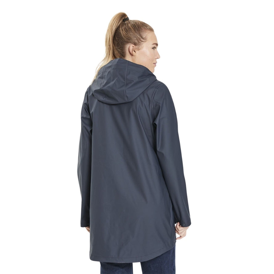 Veste pluie femme 66 Weather Report Petra coupe longue imperméable et respirante pour cyclisme