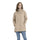 Veste de pluie longue beige Weather Report Petra de la marque 66, imperméable et confortable pour cyclistes femmes