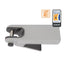Supporto bici da parete bianco con antifurto integrato Airlok Hiplok