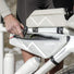 Sacoche de cadre Cyclite FRAME BAG 02 2,8 L marque 77, blanche avec fermeture zip pour rangement vélo