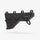 Sacoche de cadre Large 02 Cyclite 77 noire avec fermeture eclaire rouge, ideale pour rangement velo