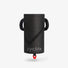 Sacoche de potence velo 77 Cyclite Foud pouch 02 noire vue avant avec logo et fixation rouge