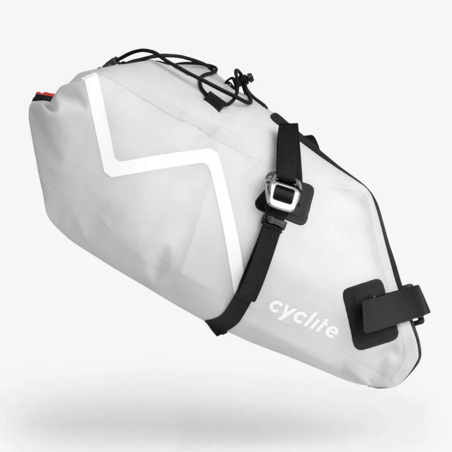 Sacoche de selle bikepacking Cyclite Small 6 litres de la marque 77, étanche et légère pour vos aventures vélo