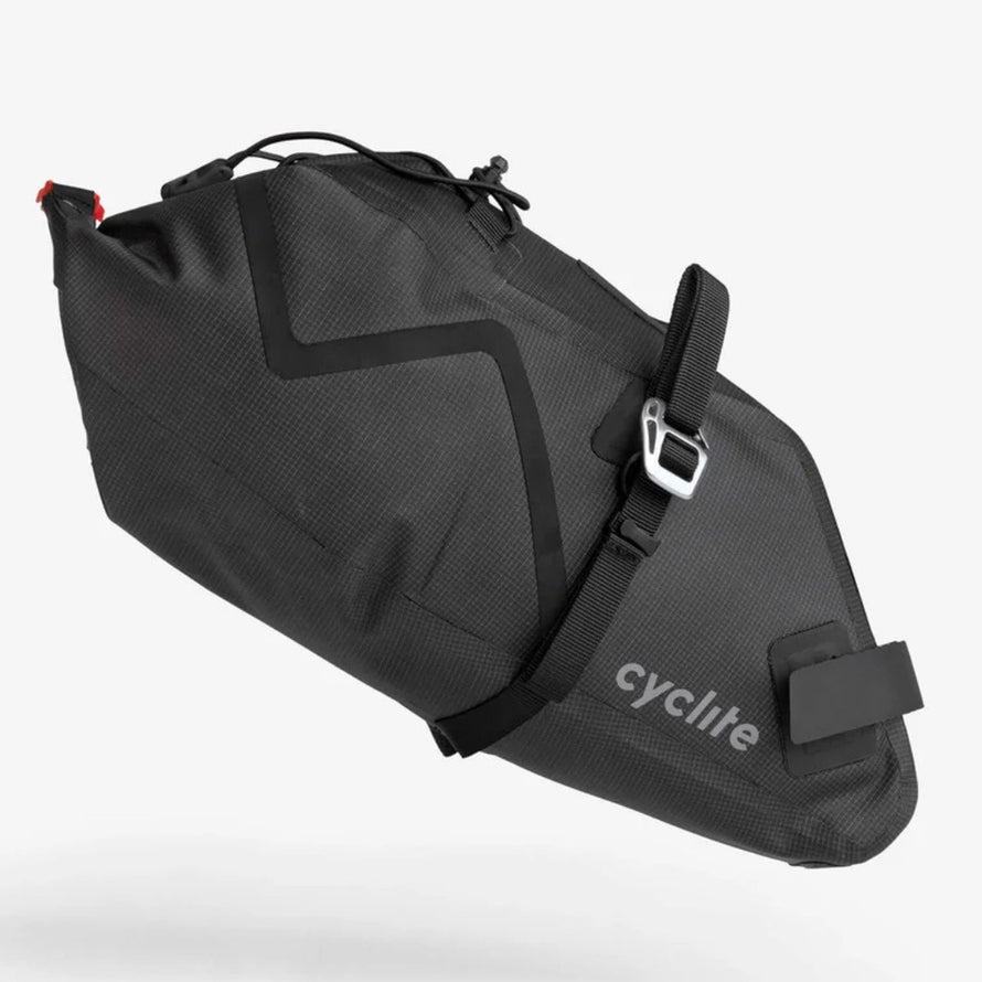 Sacoche de selle Cyclite Small 6 litres 77, durable et imperméable pour vos aventures bikepacking