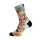 Chaussettes cyclisme Sox 777 motifs fleurs multicolores pour cyclistes dynamiques et élégants