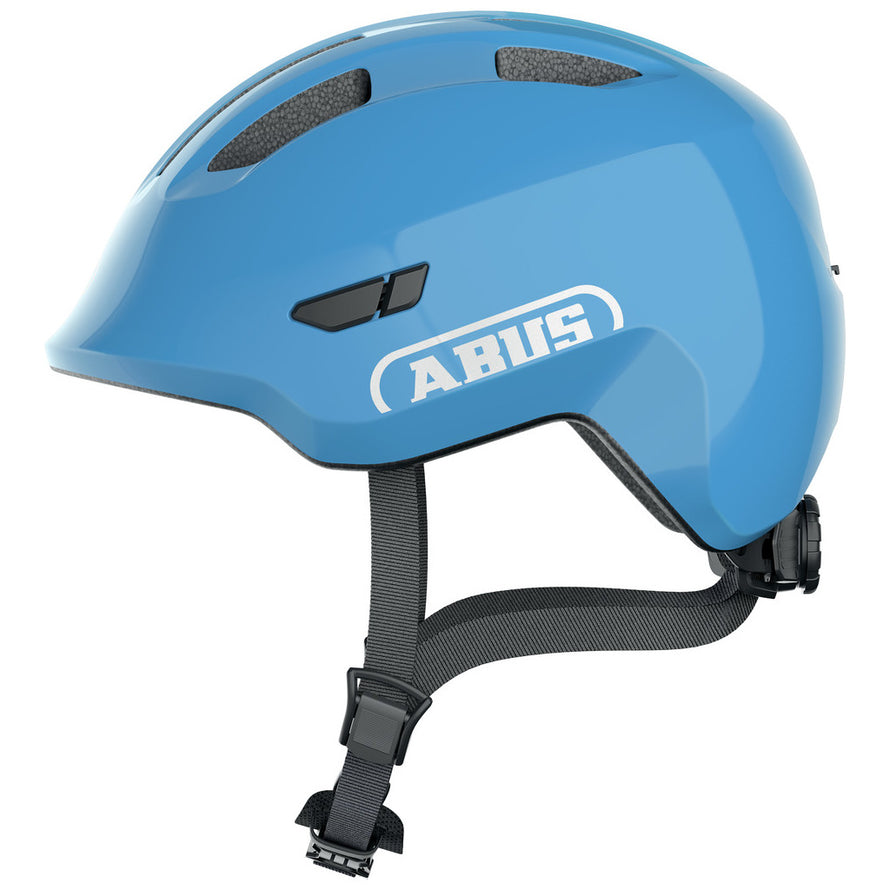 casque bebe abus smiley 3.0 shiny blue