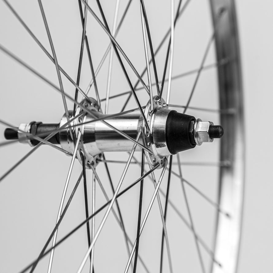 Roue arrière de vélo 650B à écrous - #5