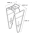 Blackburn Outpost Front World Touring Rack dimensions