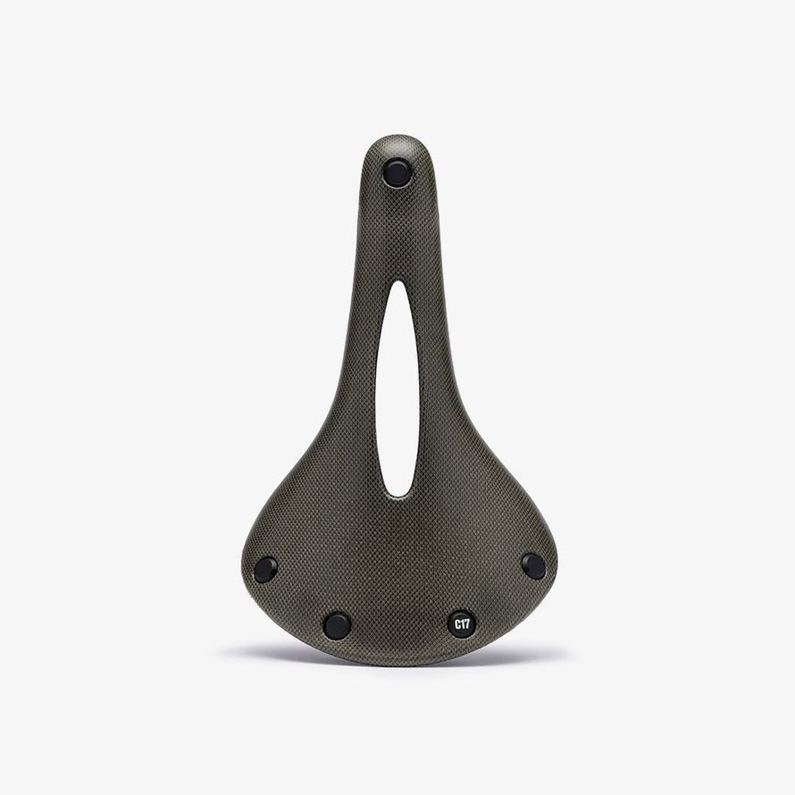Selle vélo Brooks Cambium C17 carved All Weather vert
