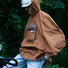 Cape de pluie cycliste The Peoples Poncho marron