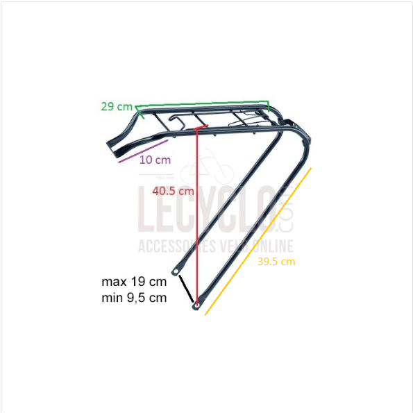 Porte bagage arrière pour vélo 28 pouces - #3