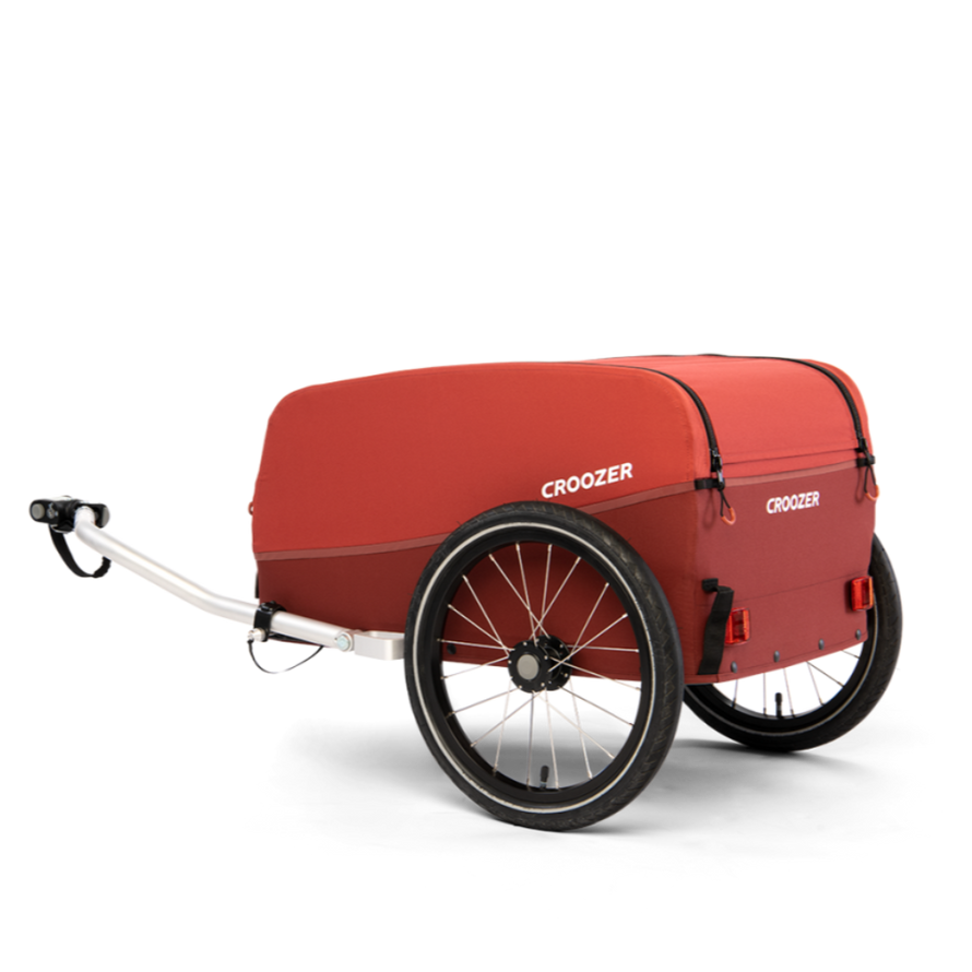Remorque cargo vélo Croozer rouge - #2