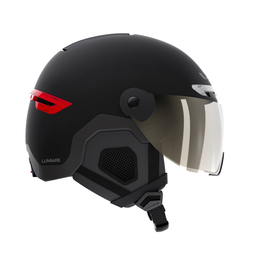 Fahrradhelm Limar Lumière mit Visier und Beleuchtung