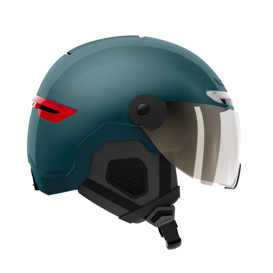 Fahrradhelm Limar Lumière mit Visier und Beleuchtung
