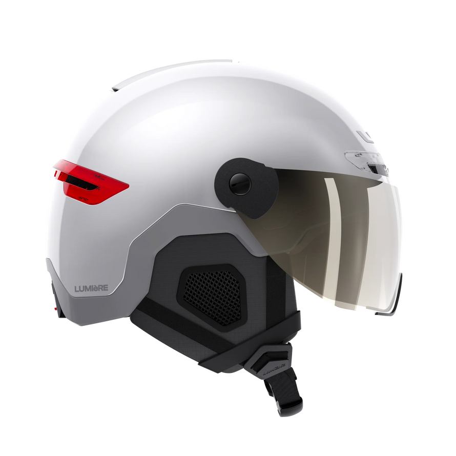 Fahrradhelm Limar Lumière mit Visier und Beleuchtung
