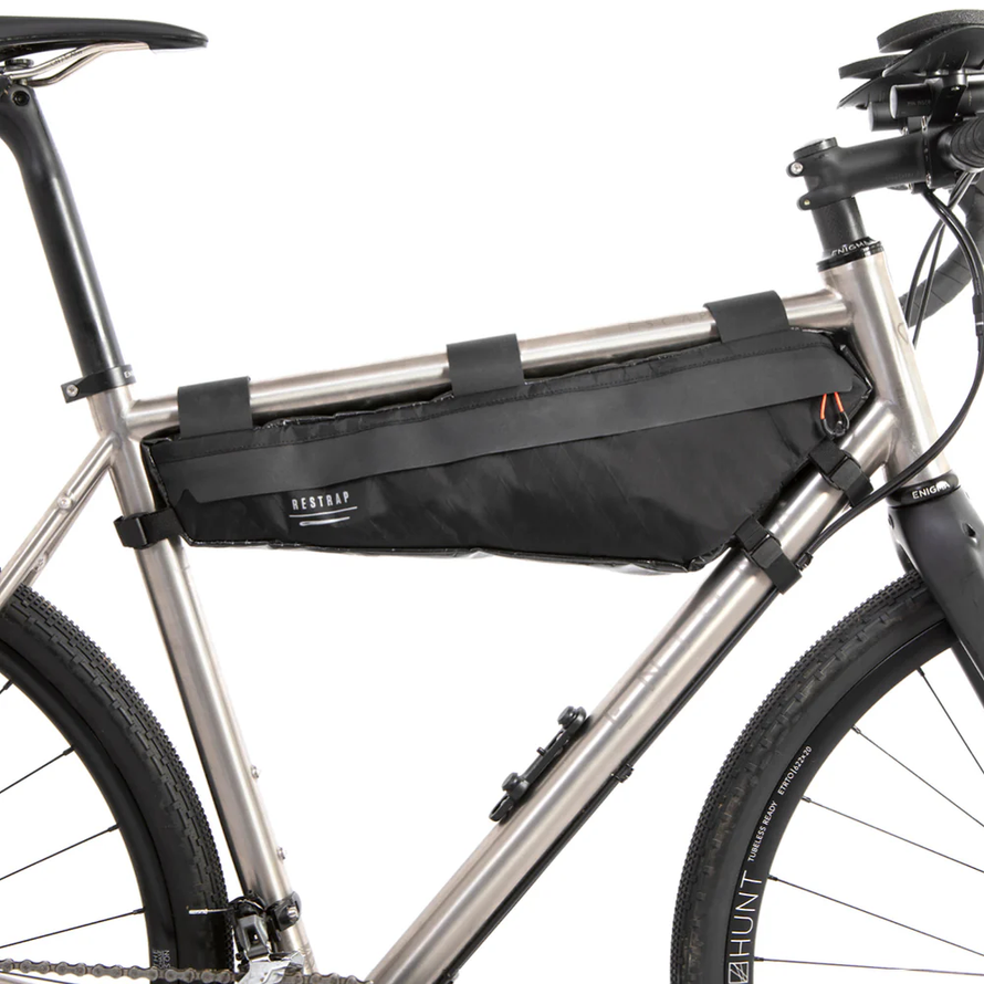 Vue latérale du sac de cadre étanche Race Frame Bag – taille Large