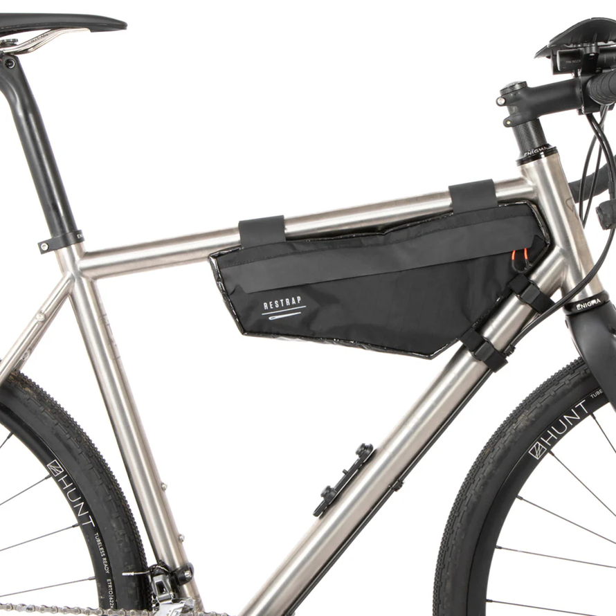 Vue latérale du sac de cadre étanche Race Frame Bag – taille Small