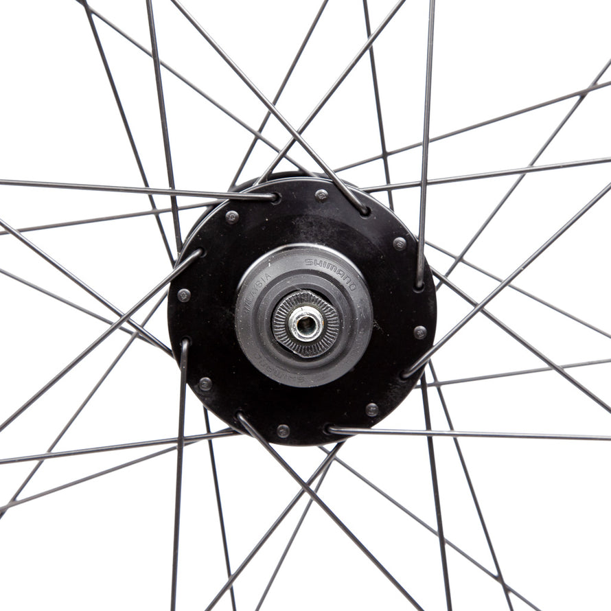 Roue vélo avant 28 pouces dynamo moyeu Alfine Shimano Centerlock