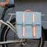 Sacoche double GoFluo Leon 2 X 23L sur un porte bagage