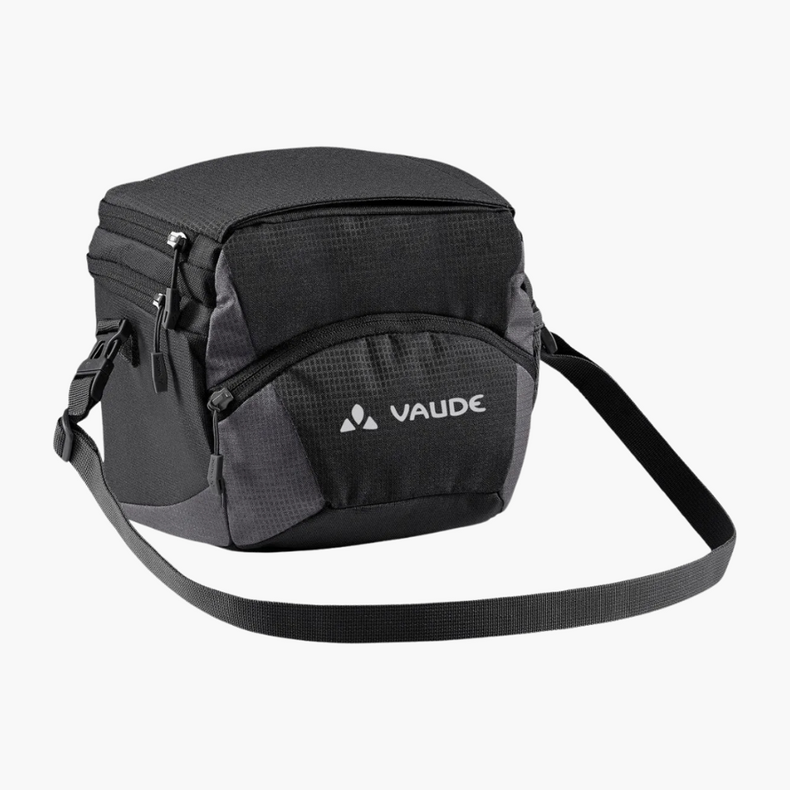 Sacoche guidon étanche pour voyage à vélo OnTour Box M Vaude Noire