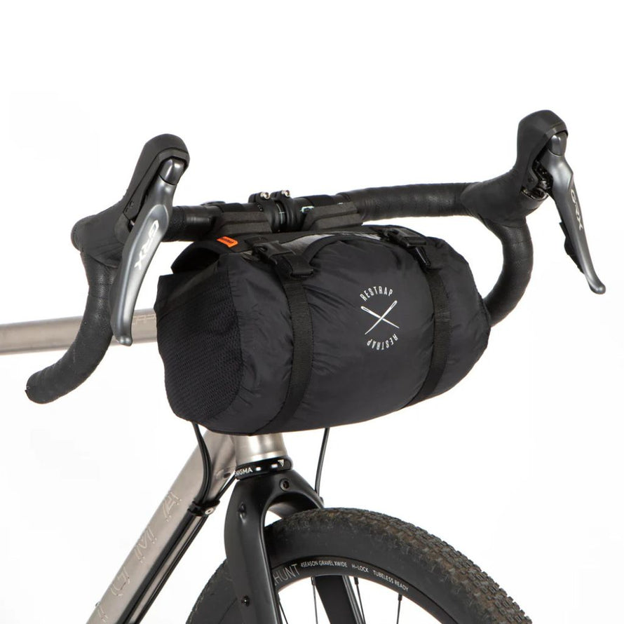 Vue latérale de la sacoche Drop Bar de la gamme Race Restrap.