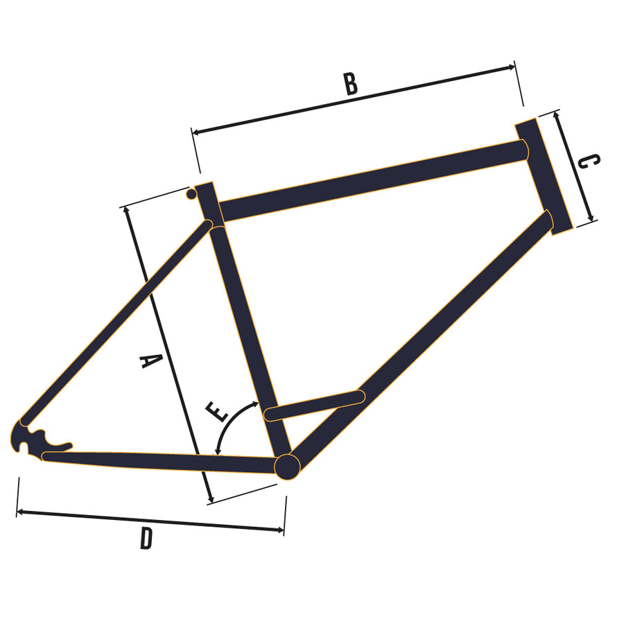 Guide des tailles Vélo Gravel RTT classique Histoire Bike 28