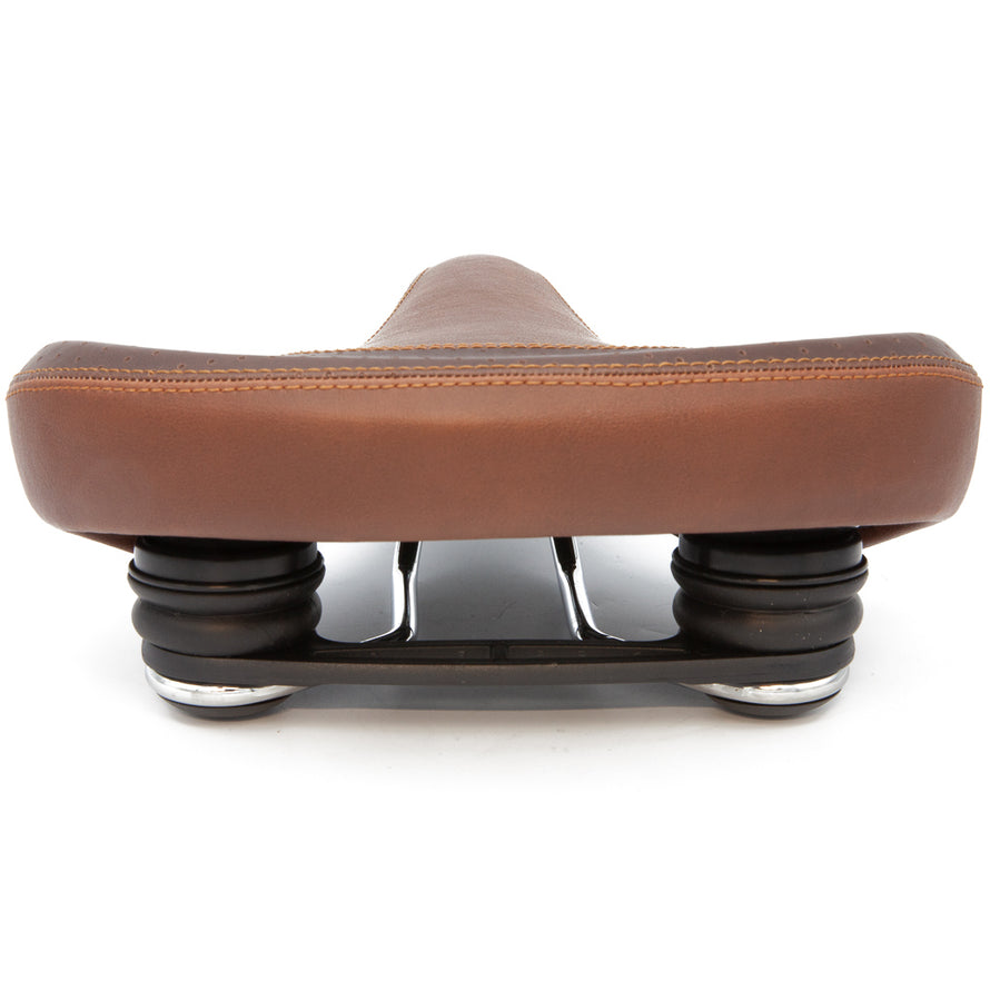 Selle de vélo rétro Cruiser grand confort marron - #4