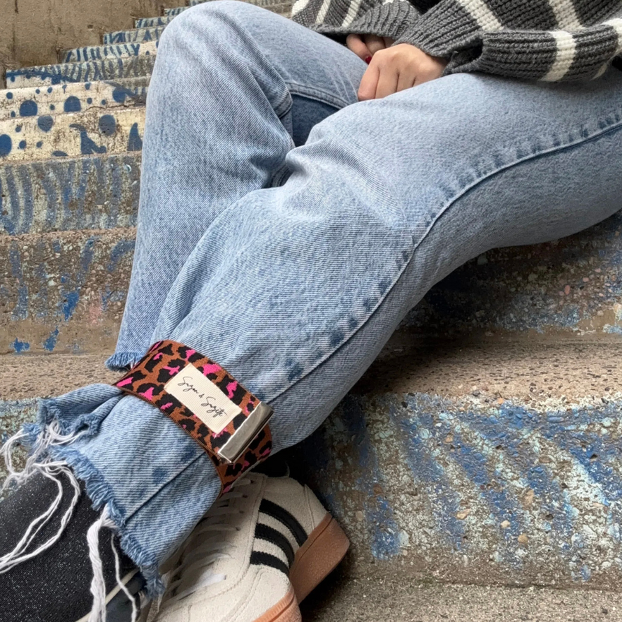 Clip Ferma-pantalone rifrangente per andare in bici Suzon et Suzette